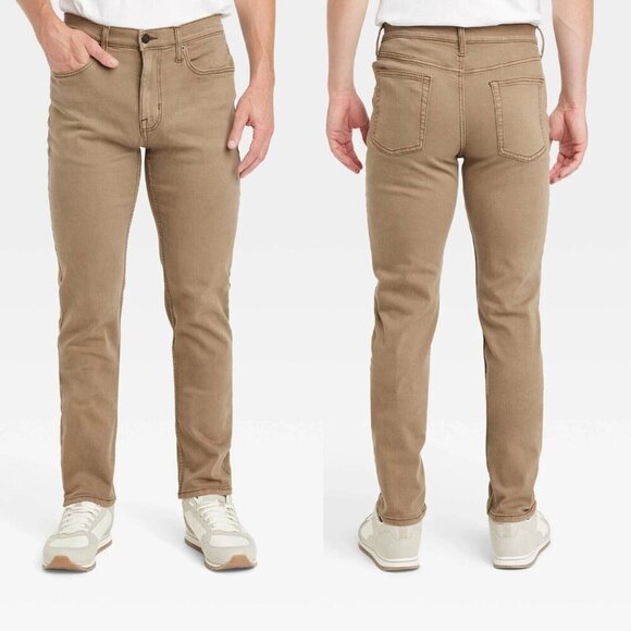 Goodfellow Co Other - 40x30 - Mens Comfort Wear Slim Fit Jeans - Goodfellow Co - Beige